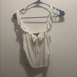 White crop top